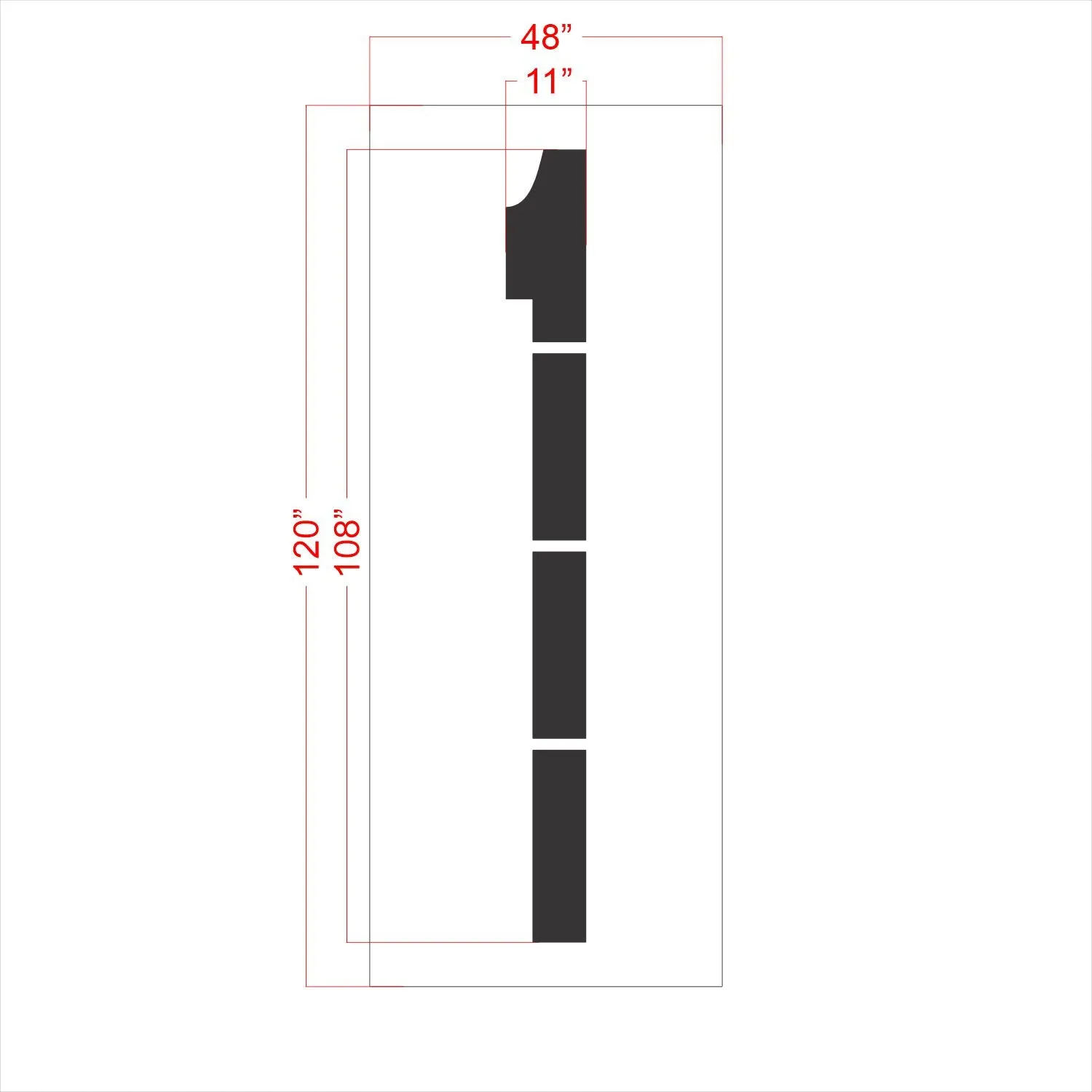 108" FAA Airport Stencil Kit