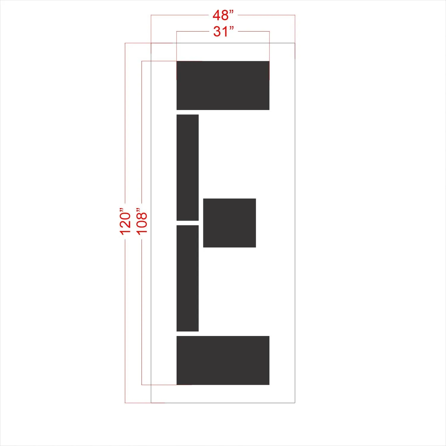 108" FAA Airport Stencil Kit