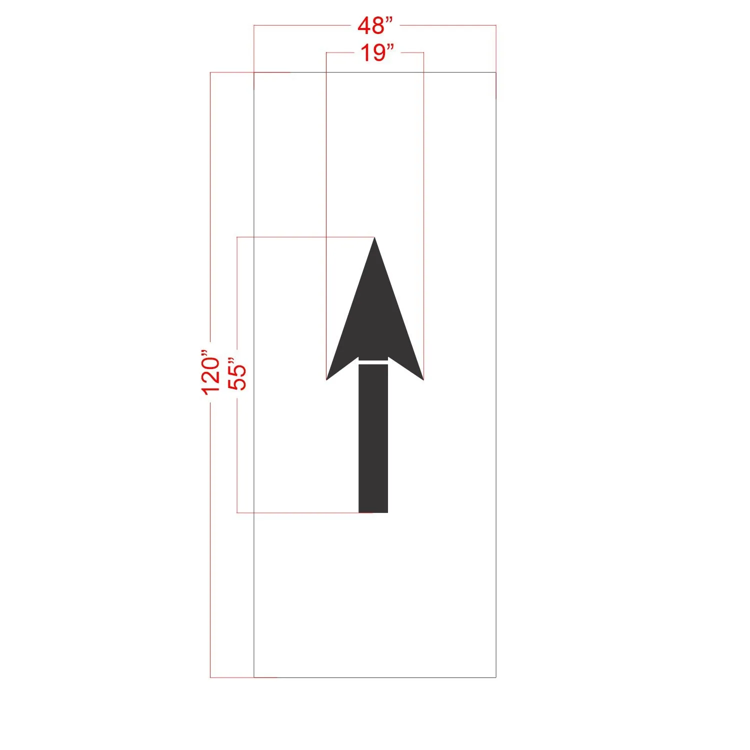 108" FAA Airport Stencil Kit