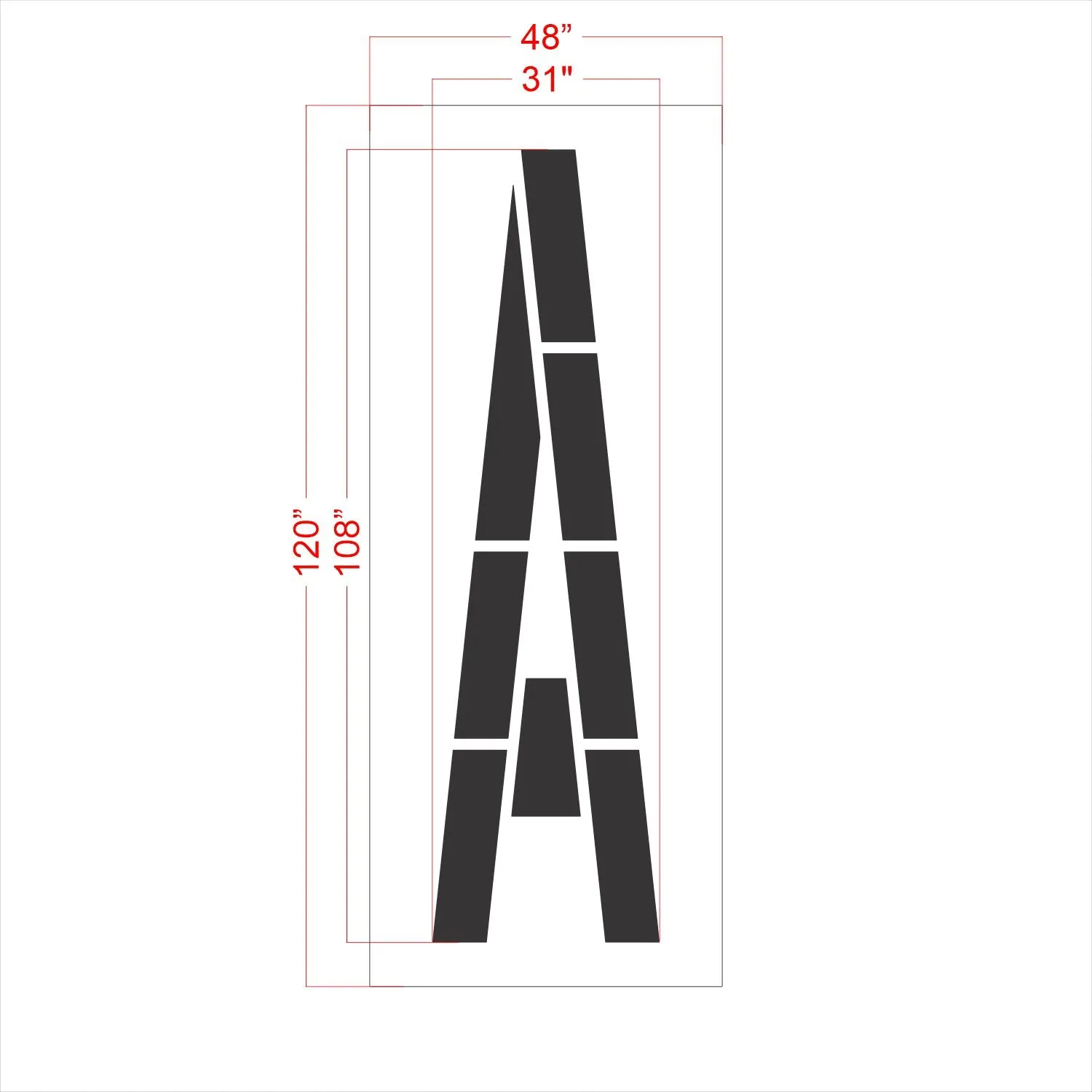 108" FAA Airport Stencil Kit