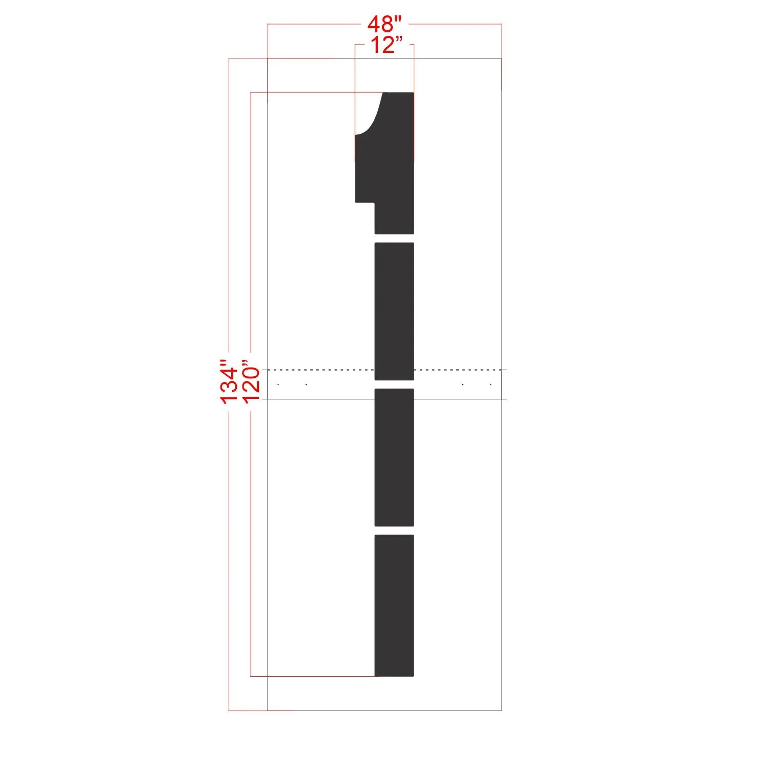 120" FAA Airport Stencil Kit