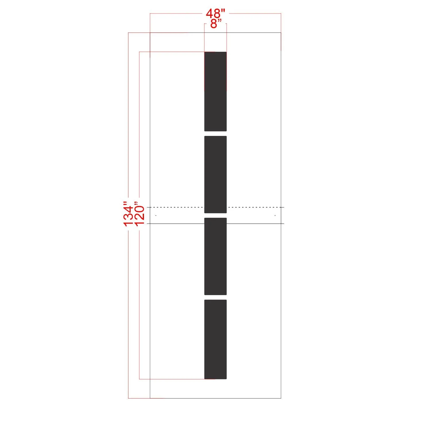 120" FAA Airport Stencil Kit