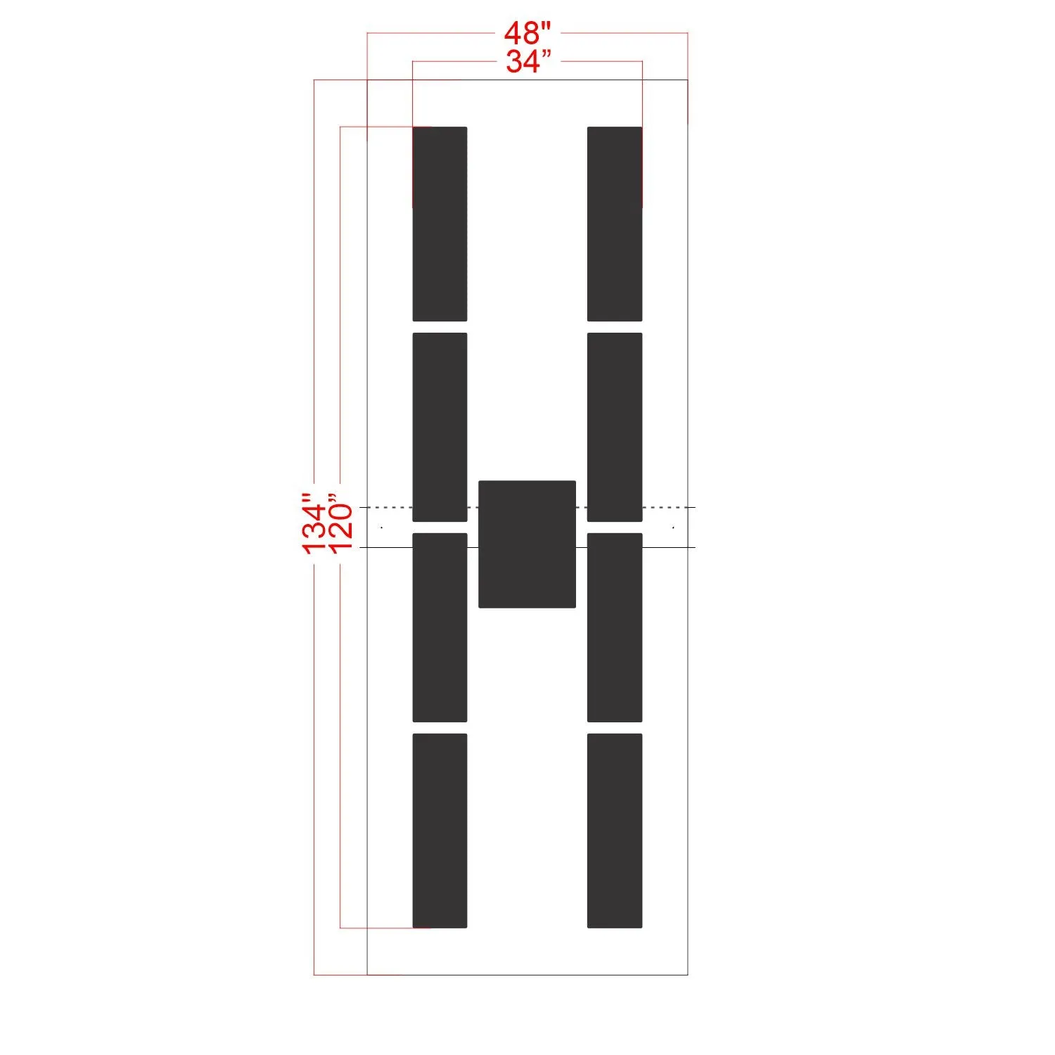 120" FAA Airport Stencil Kit