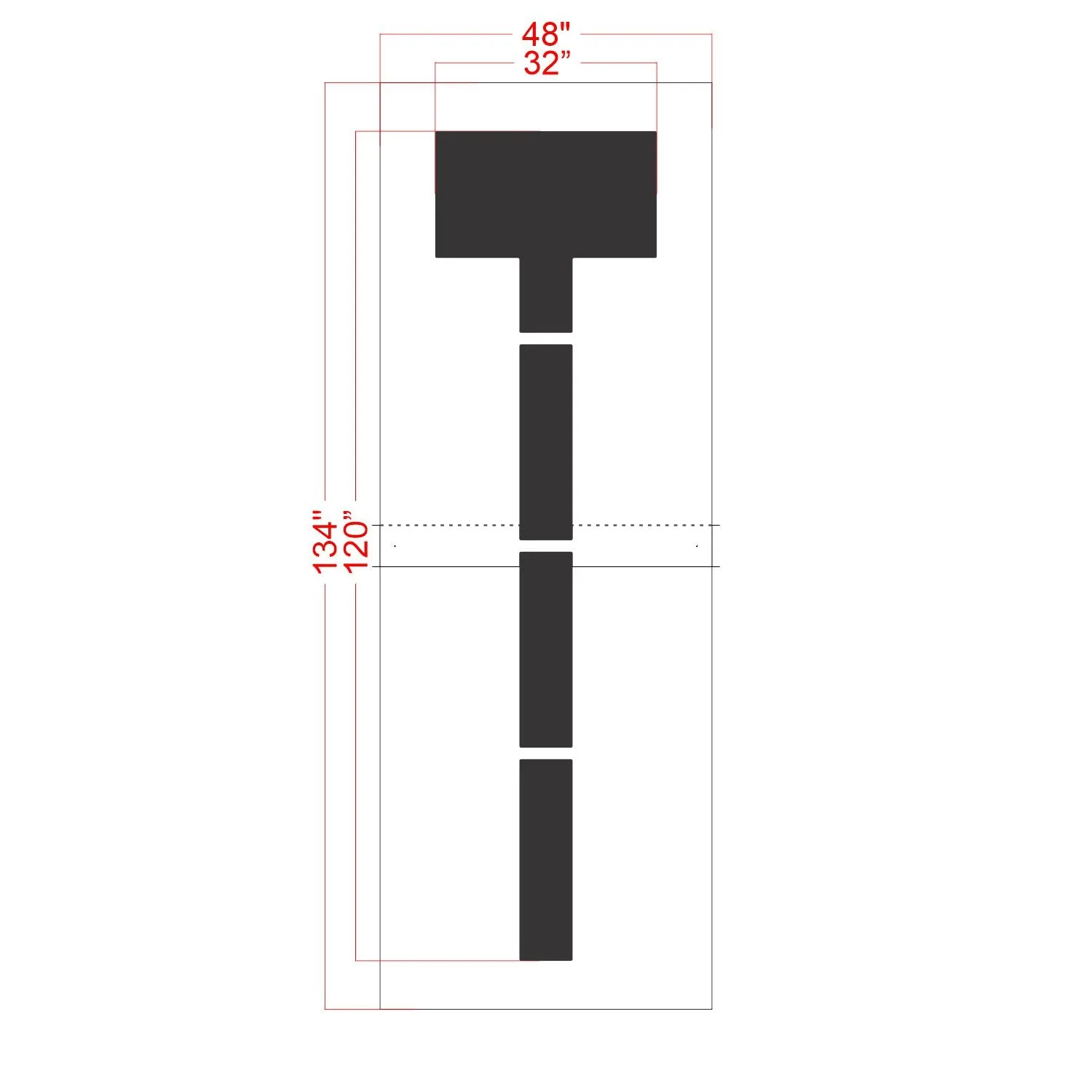 120" FAA Airport Stencil Kit