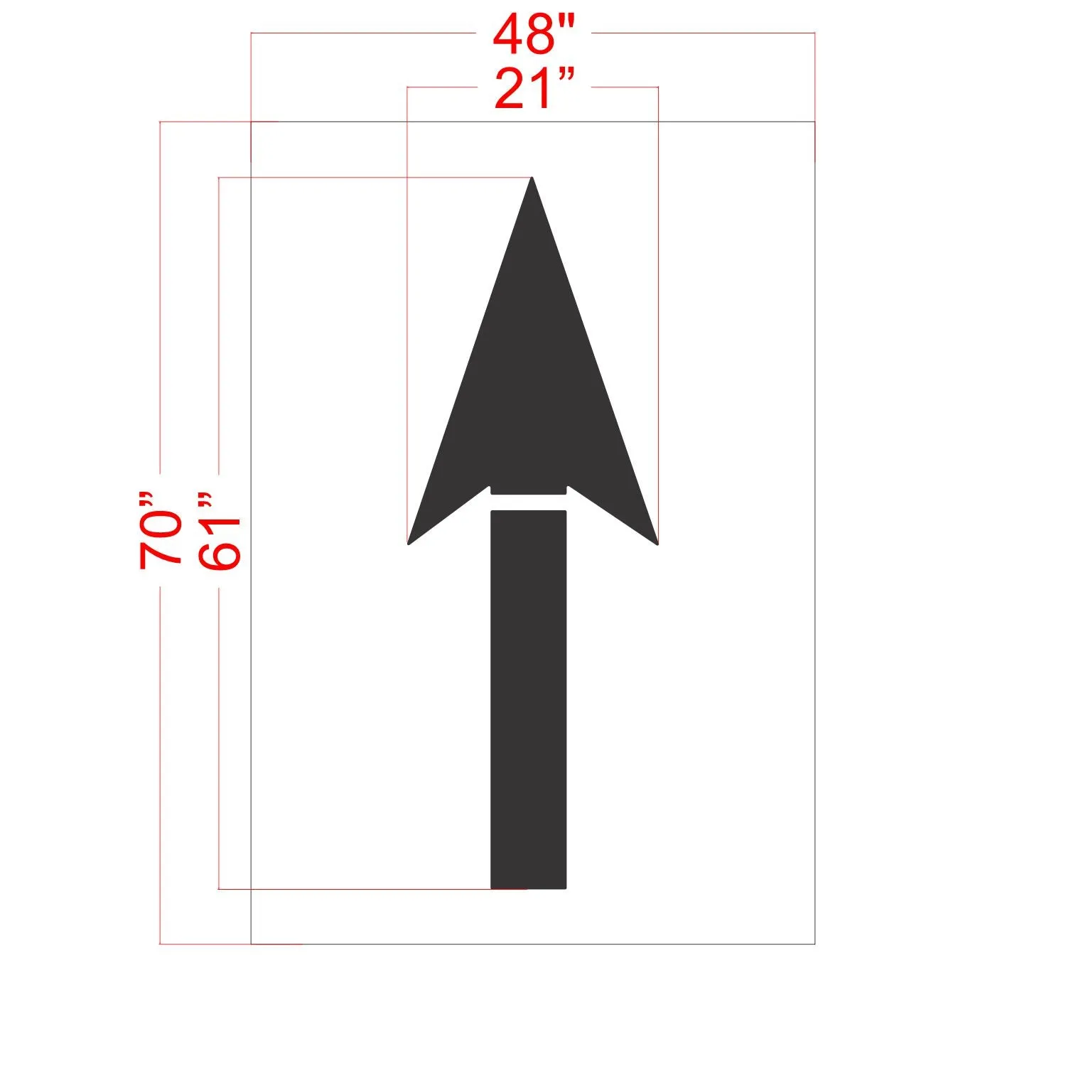 120" FAA Airport Stencil Kit