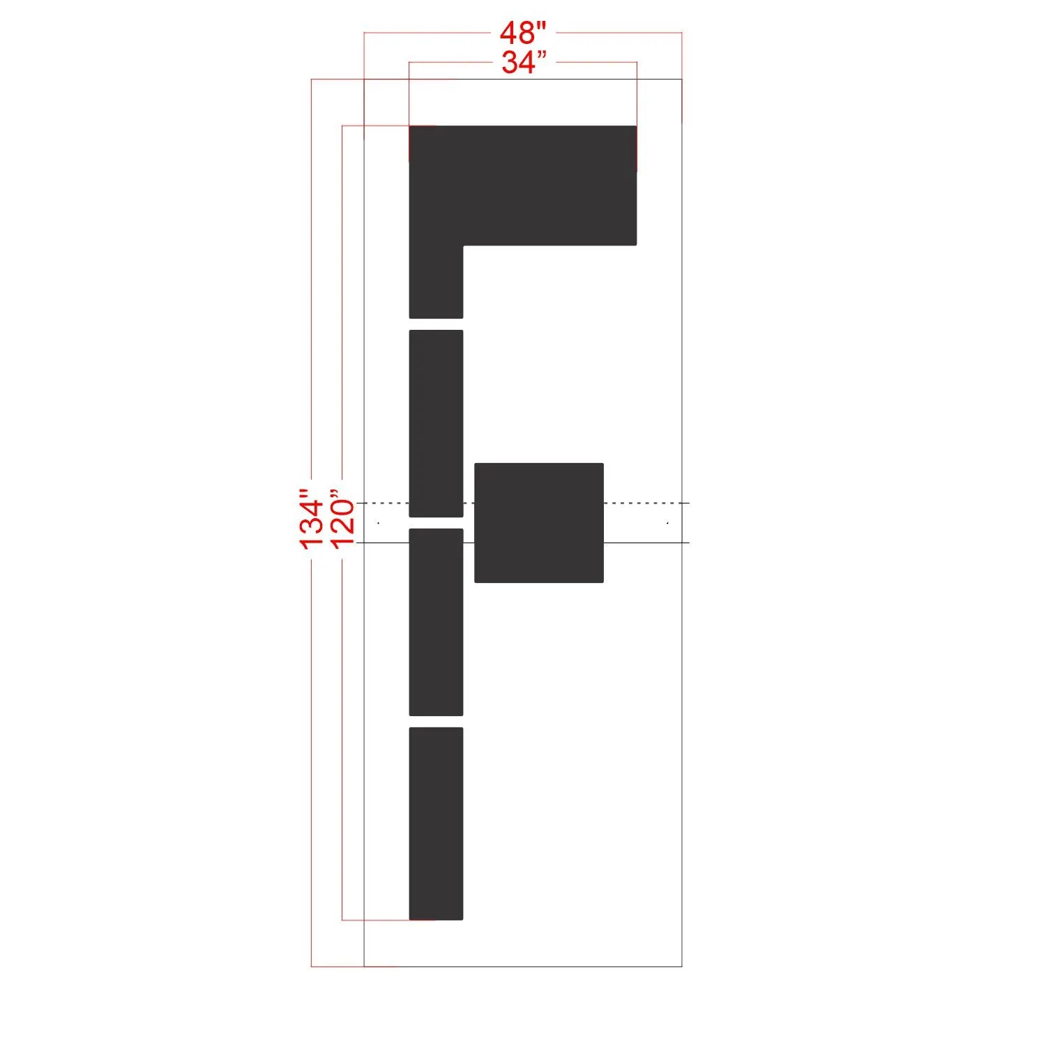 120" FAA Airport Stencil Kit