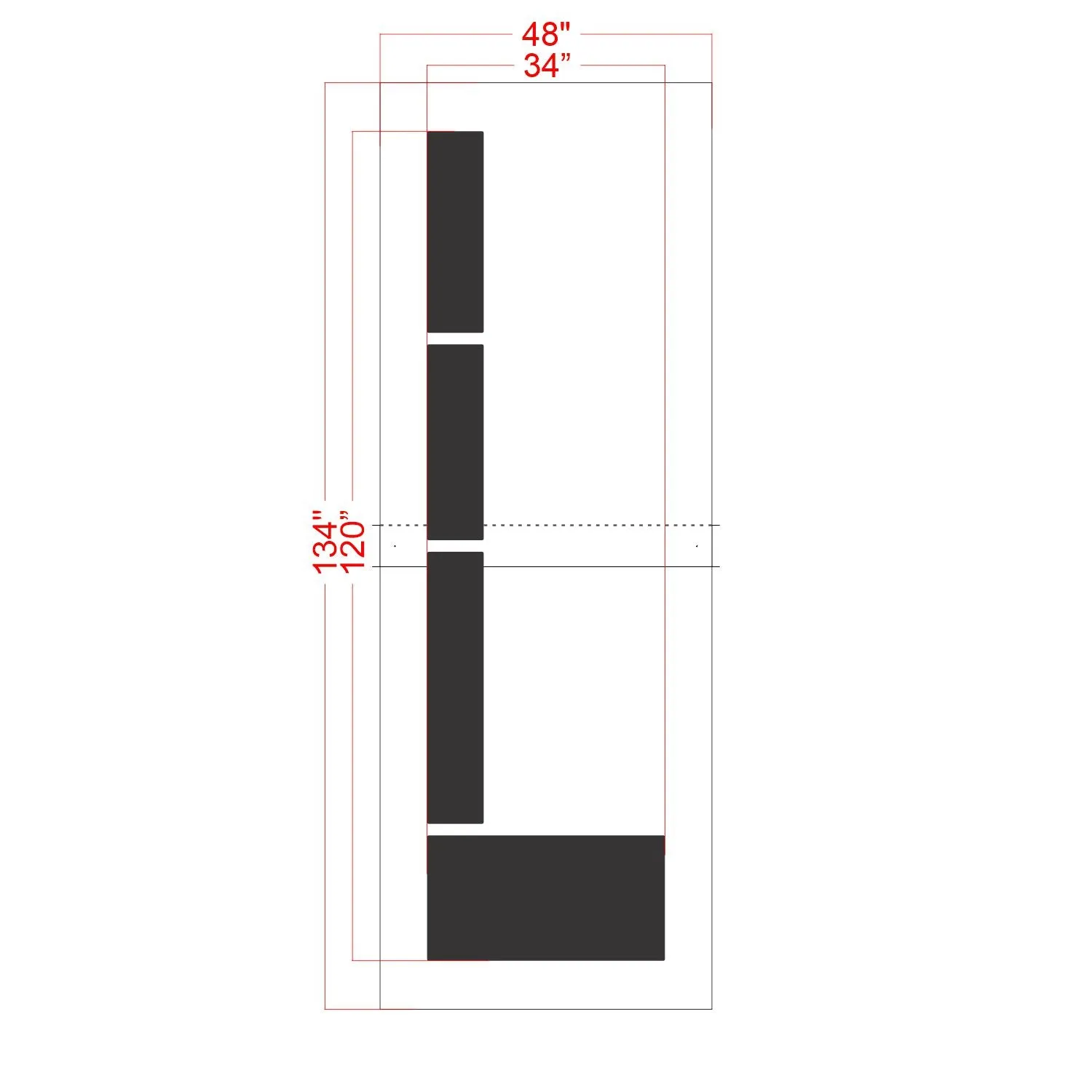 120" FAA Airport Stencil Kit