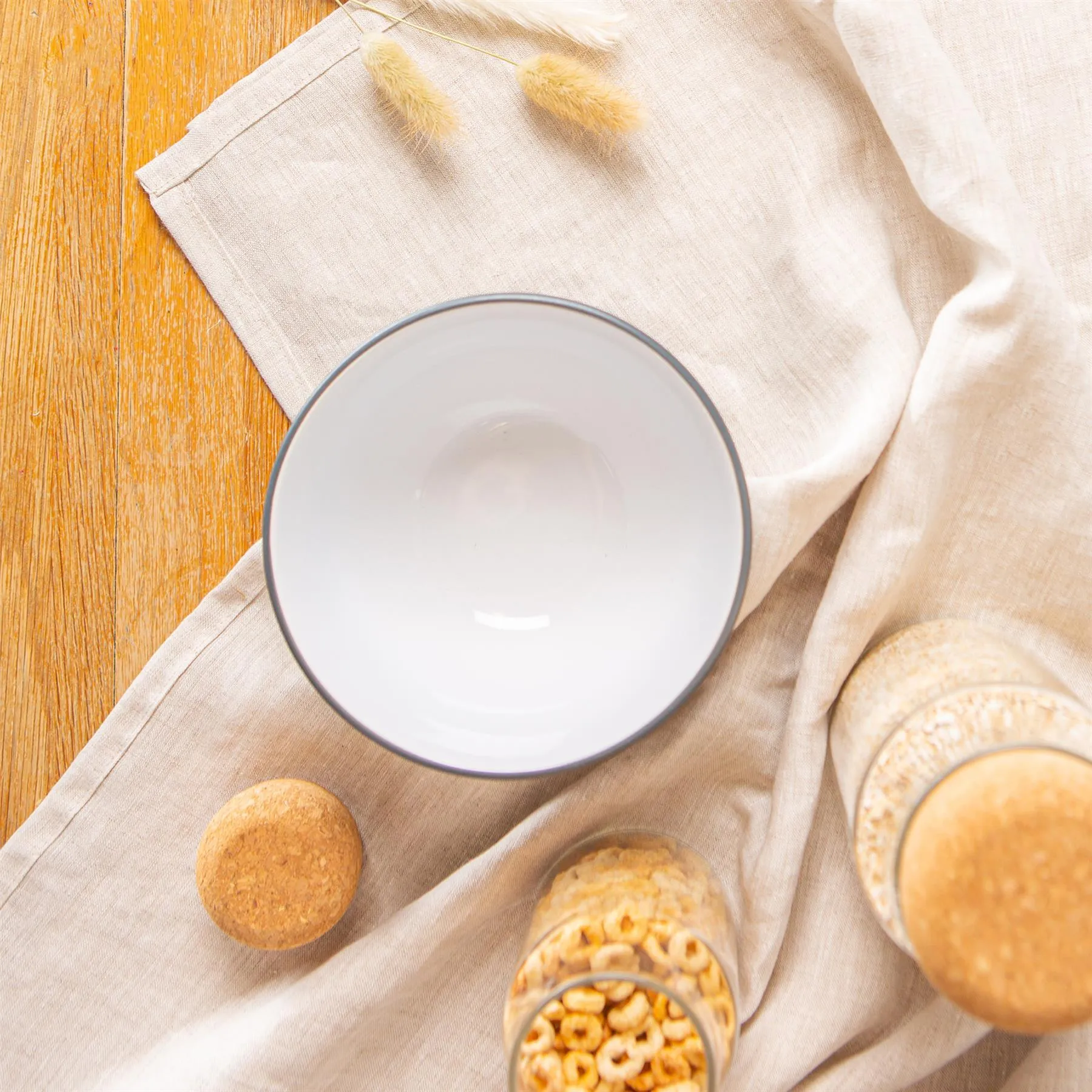 14cm Stoneware Cereal Bowls - Pack of Six - by Nicola Spring