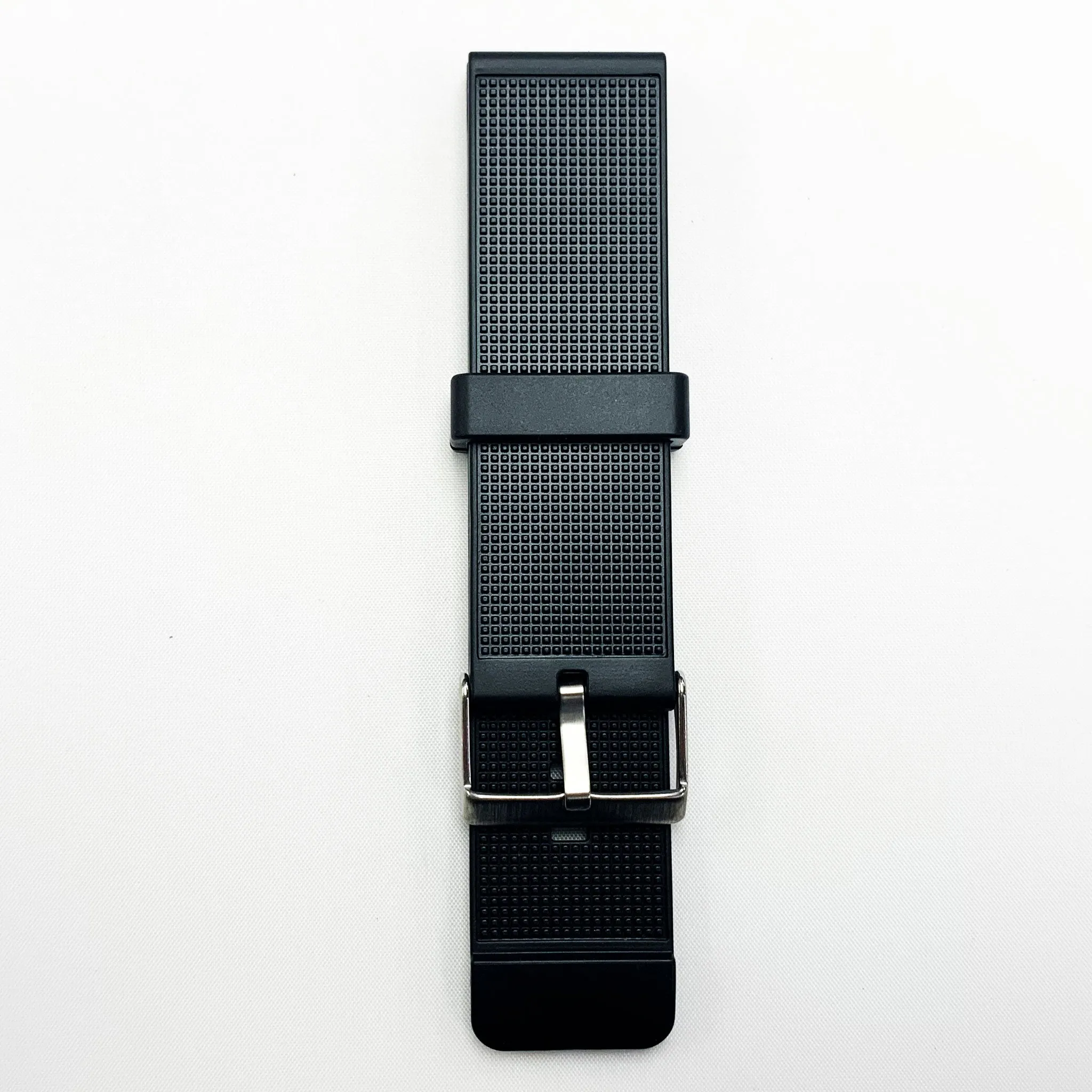 30 MM PVC Textured Watch Band Black Color Quick Release Regular Size Sieko Citizen Watch Strap