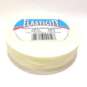 .8MM Clear Stretch Elastomer 100 Mt Spl