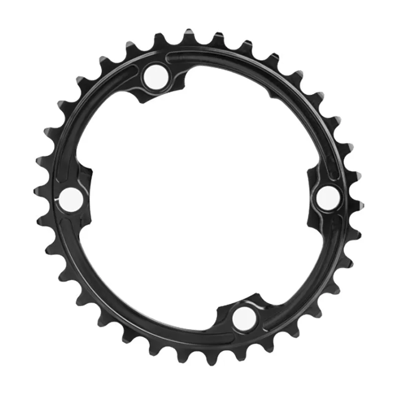 Absolute Black Road Oval Shimano 110/4 Chainring - 34t