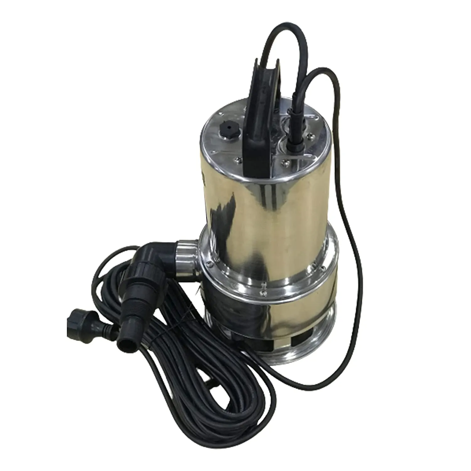 Aegon ASP750-SS - 1HP Single Phase IPX8 Stainless Steel Submersible Sewage Pump with Float Switch (750W, 13500 L/H, Head 9.5mtr, Depth 7m)