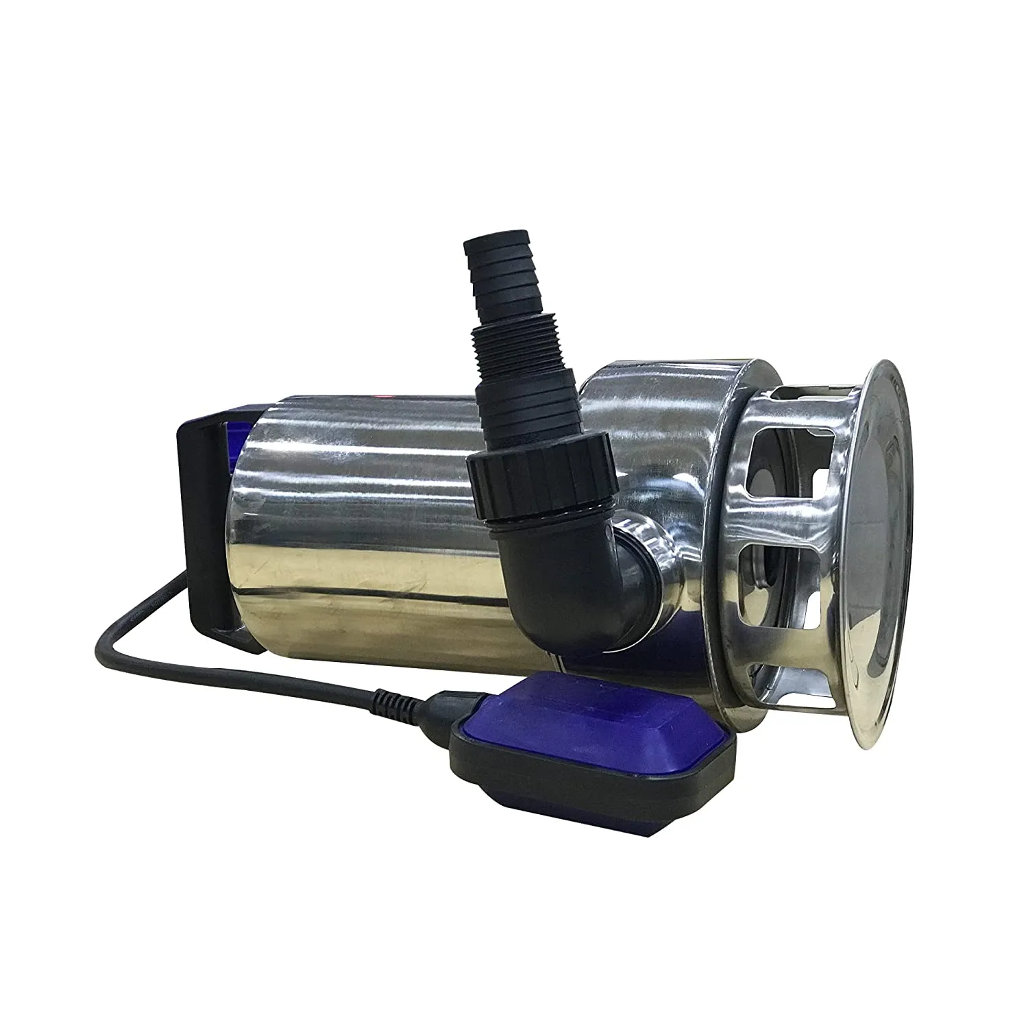 Aegon ASP750-SS - 1HP Single Phase IPX8 Stainless Steel Submersible Sewage Pump with Float Switch (750W, 13500 L/H, Head 9.5mtr, Depth 7m)