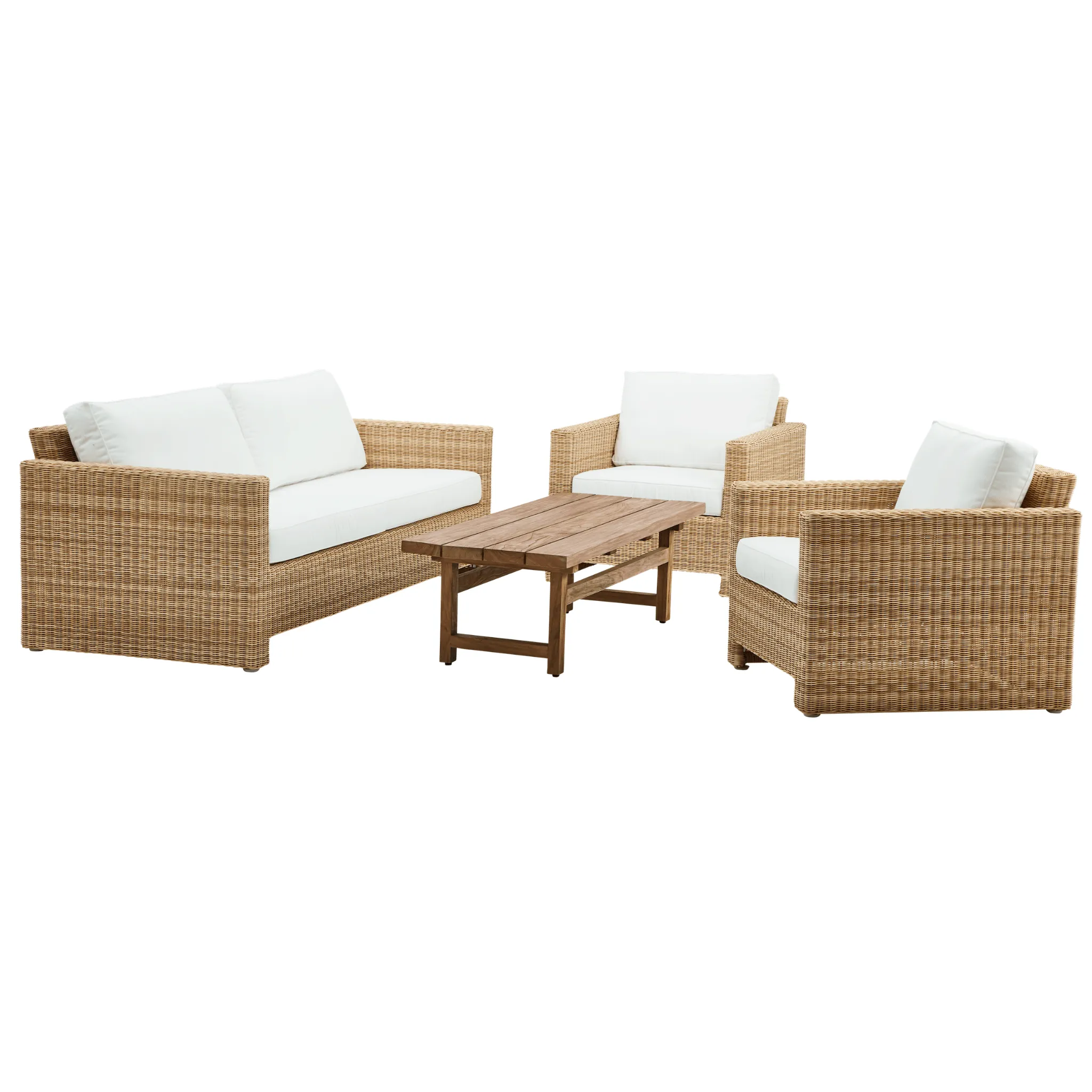 AluRattan™ Contemporary Outdoor 3-Seater Sofa