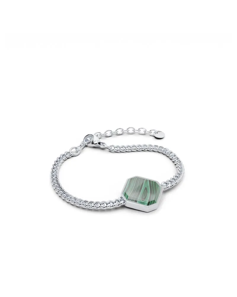 Armband - Malachite - Silber - Für Sie