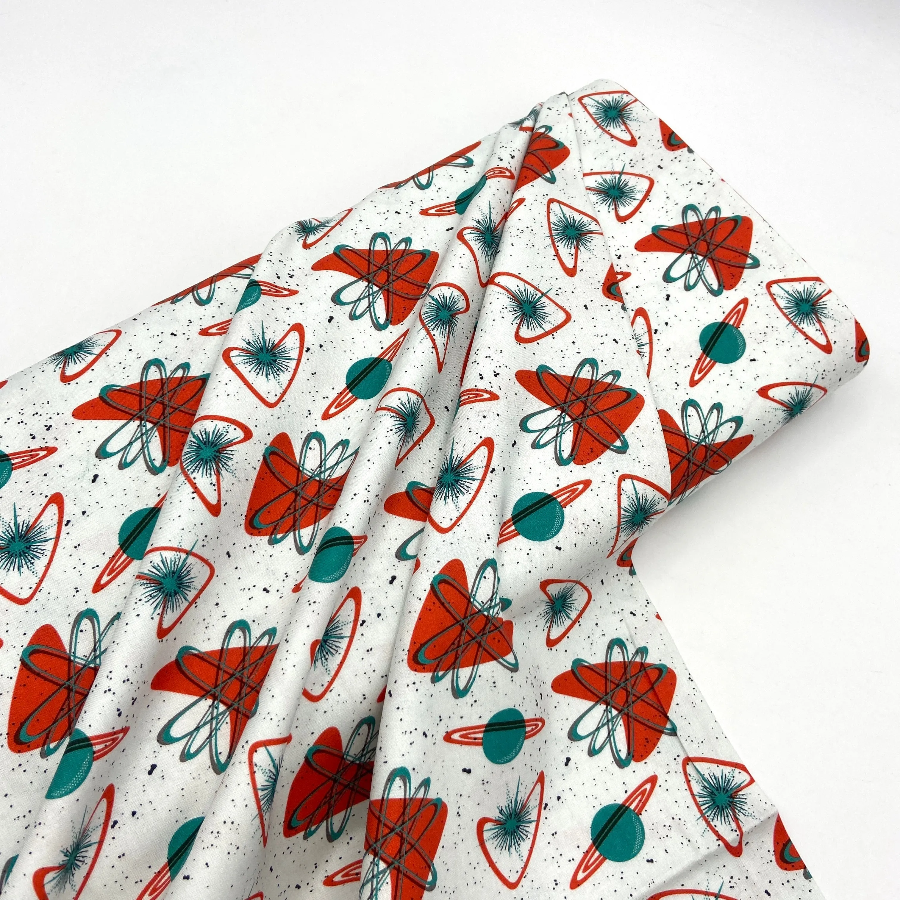 Atomic Space | Blast Off | Organic Quilting Cotton