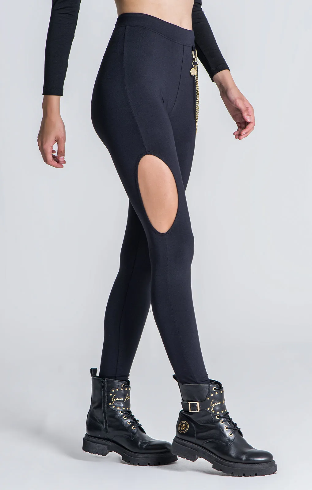 Black Signs Leggings