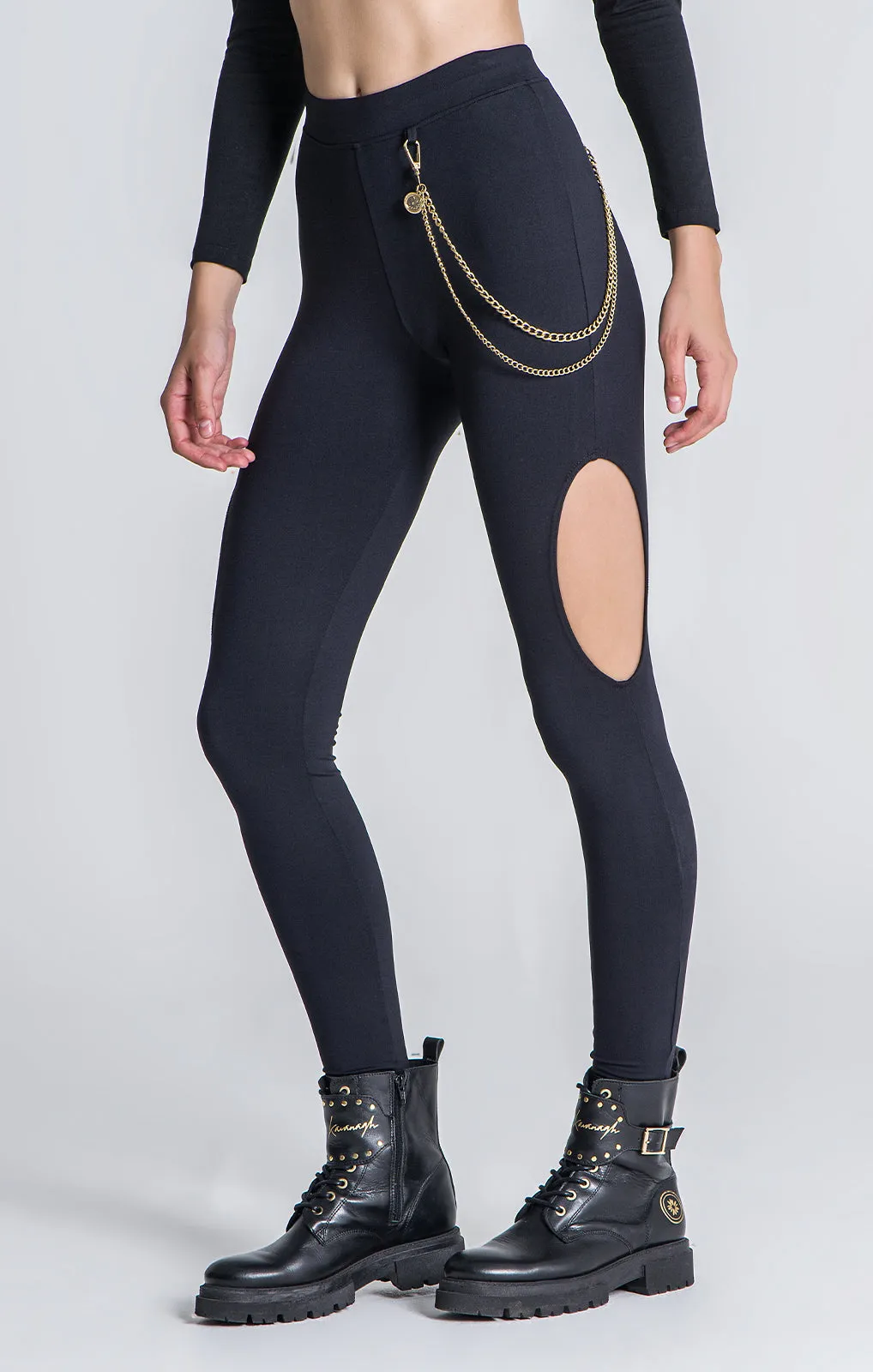 Black Signs Leggings