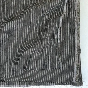 Black Stripes - Linen - 1/2 metre