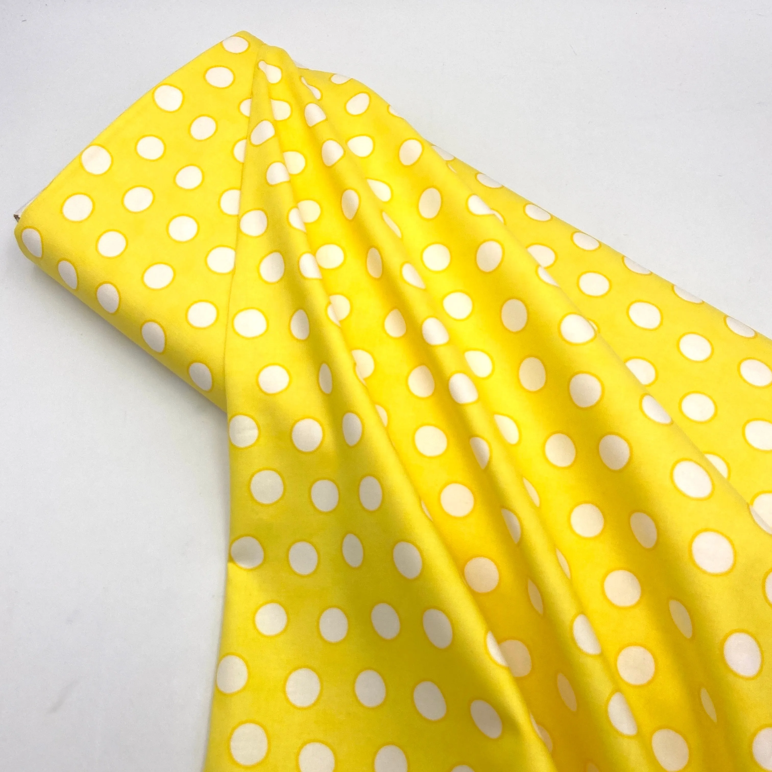 Bubble Dots Yellow | Dot Dot Dash | Quilting Cotton