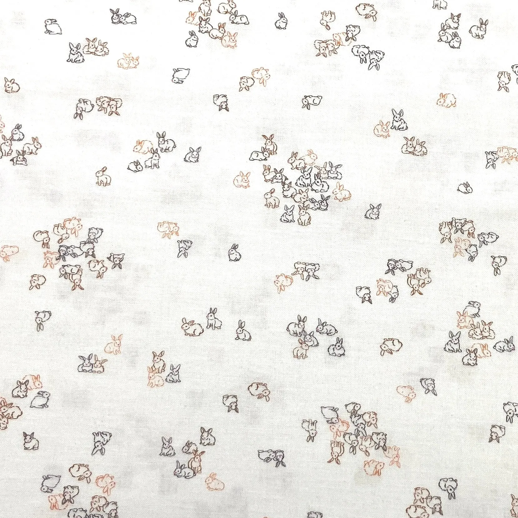 Bunnies White | Petit | Quilting Cotton