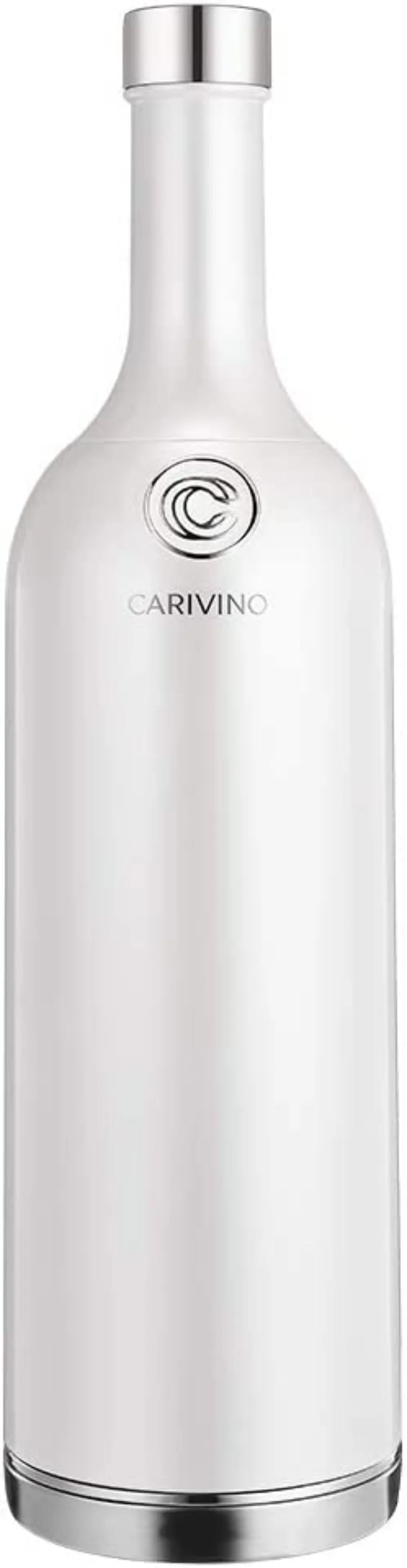 Carivino All-In-One Insulated Wine Bottle with Glasses- Pearl