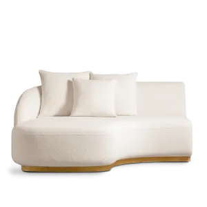 Como Curved Chaise Left