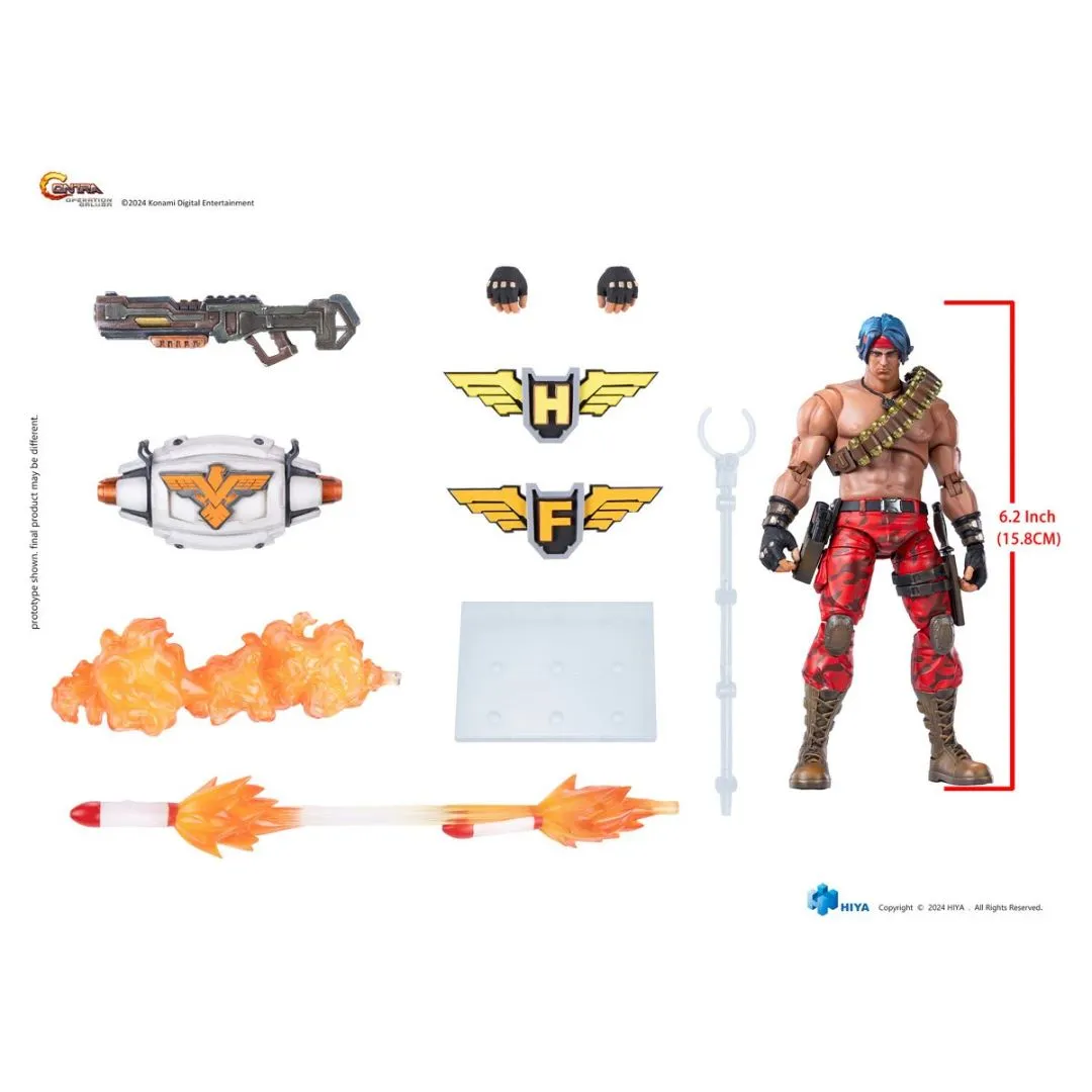 Contra: Operation Galuga Lance Bean Exquisite Action Figure By Hiya