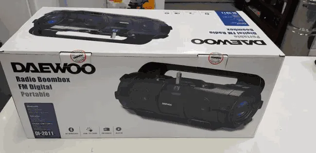 Daewoo DI-2011 Digital Boombox 220 V