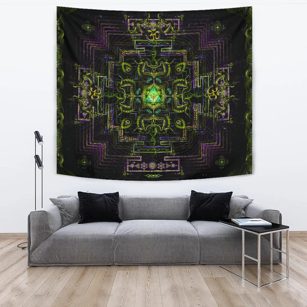 Divine Yantra Artwork Tapestry