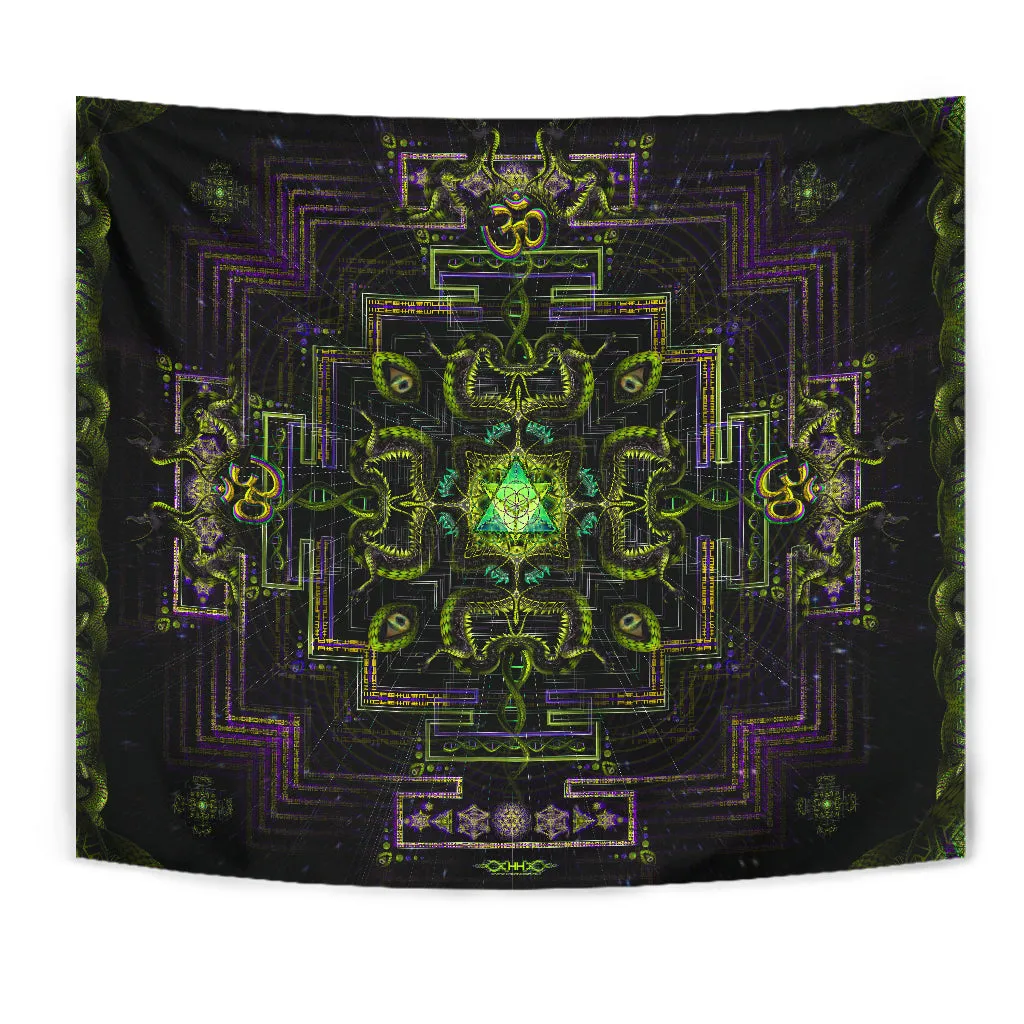 Divine Yantra Artwork Tapestry