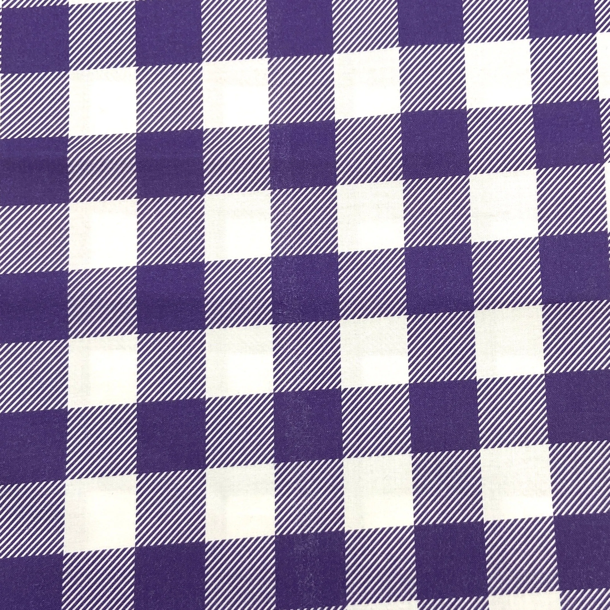 Eggplant | Buffalo Check | Quilting Cotton