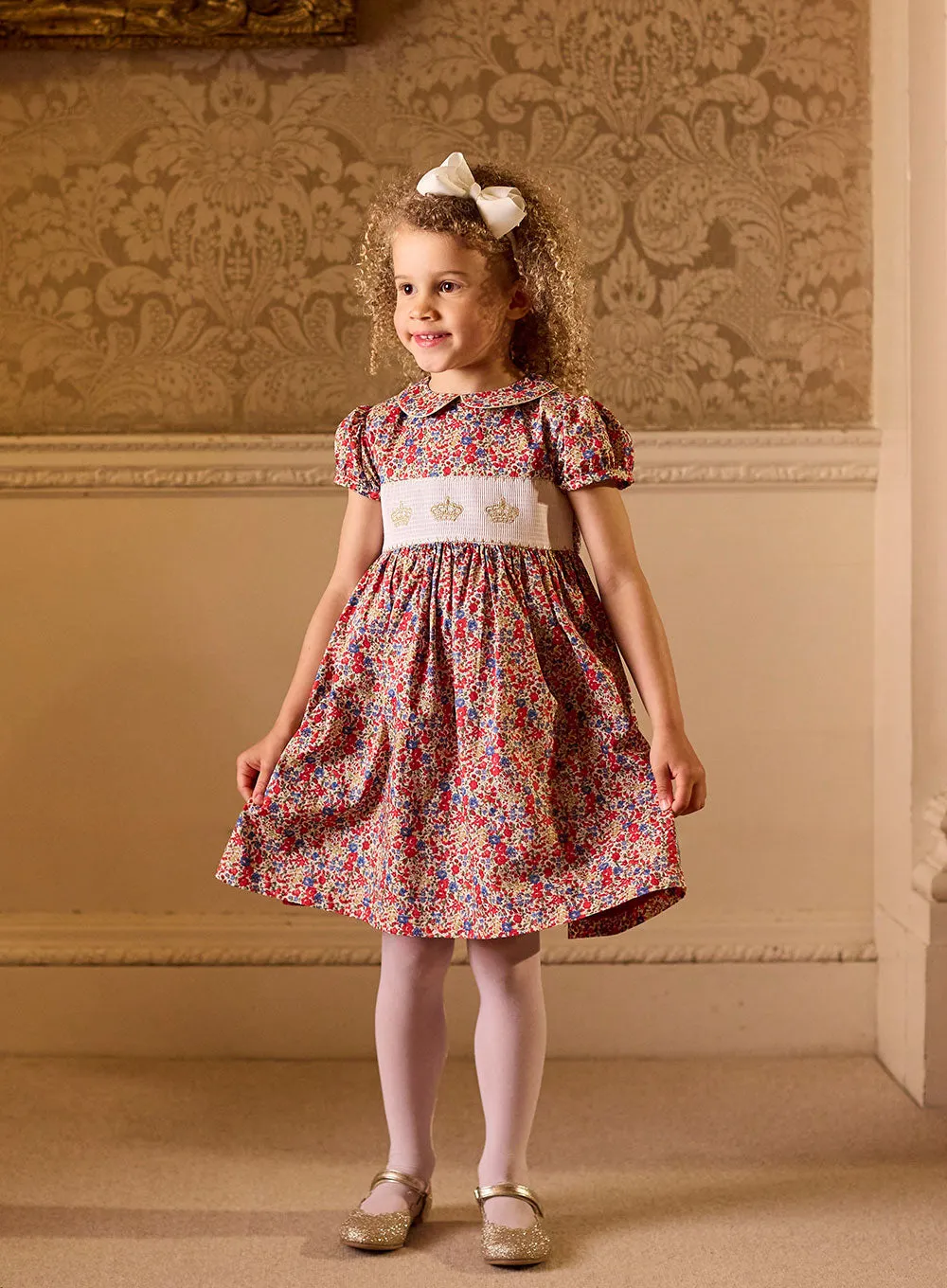 Emma Smocked Crown Dress