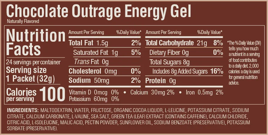 Energy Gel - Chocolate Outrage