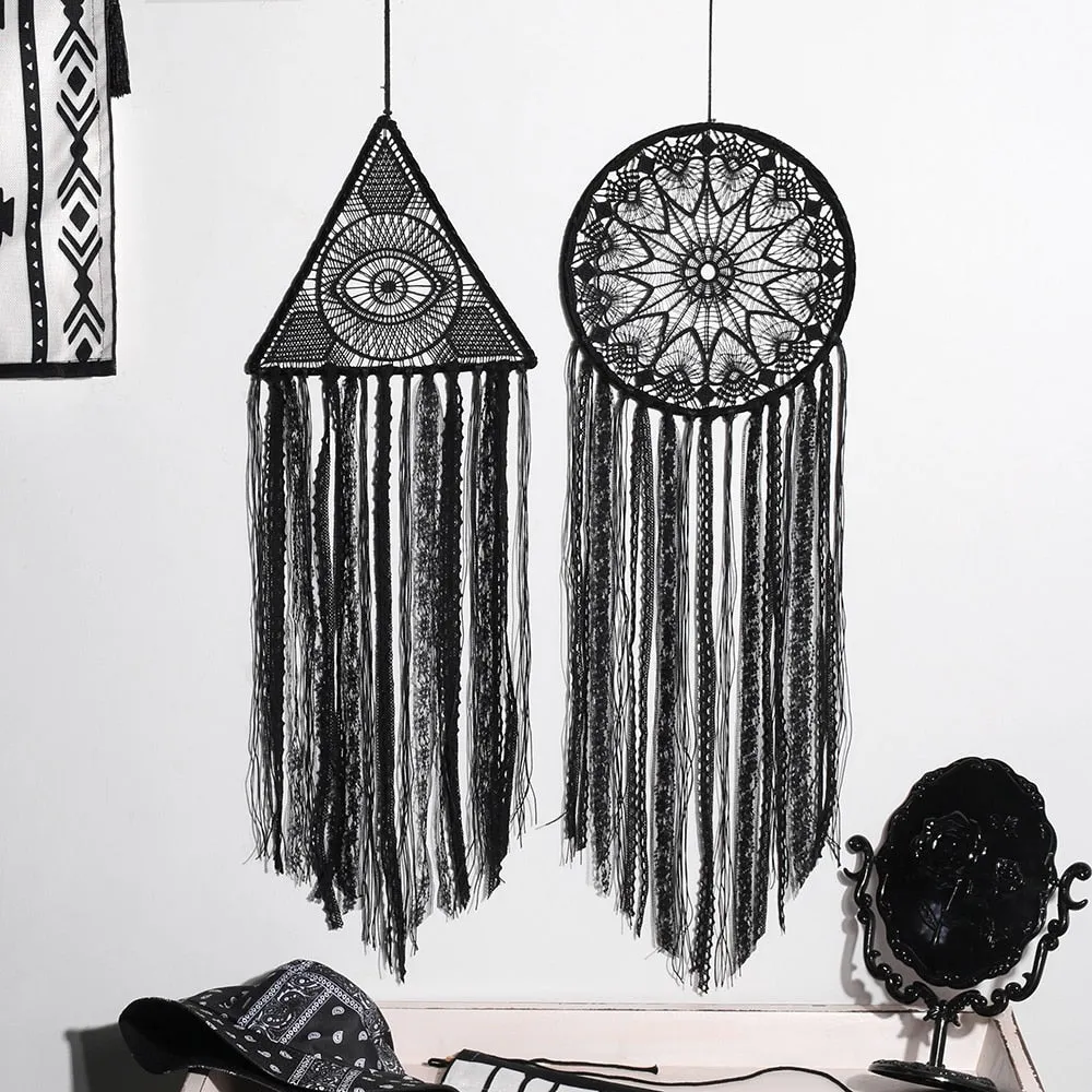 'Evil Eye' Black Dream Catcher