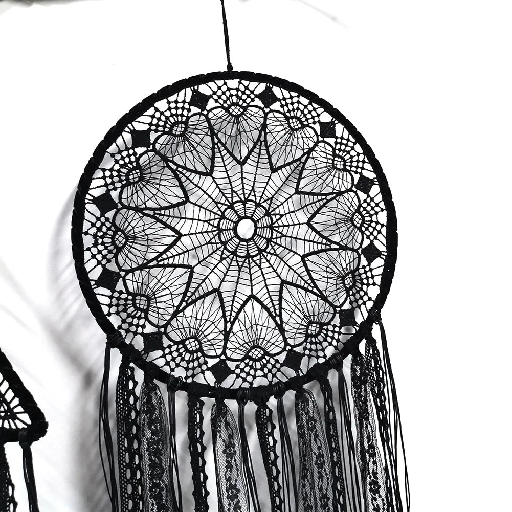 'Evil Eye' Black Dream Catcher