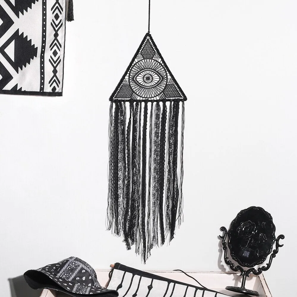 'Evil Eye' Black Dream Catcher