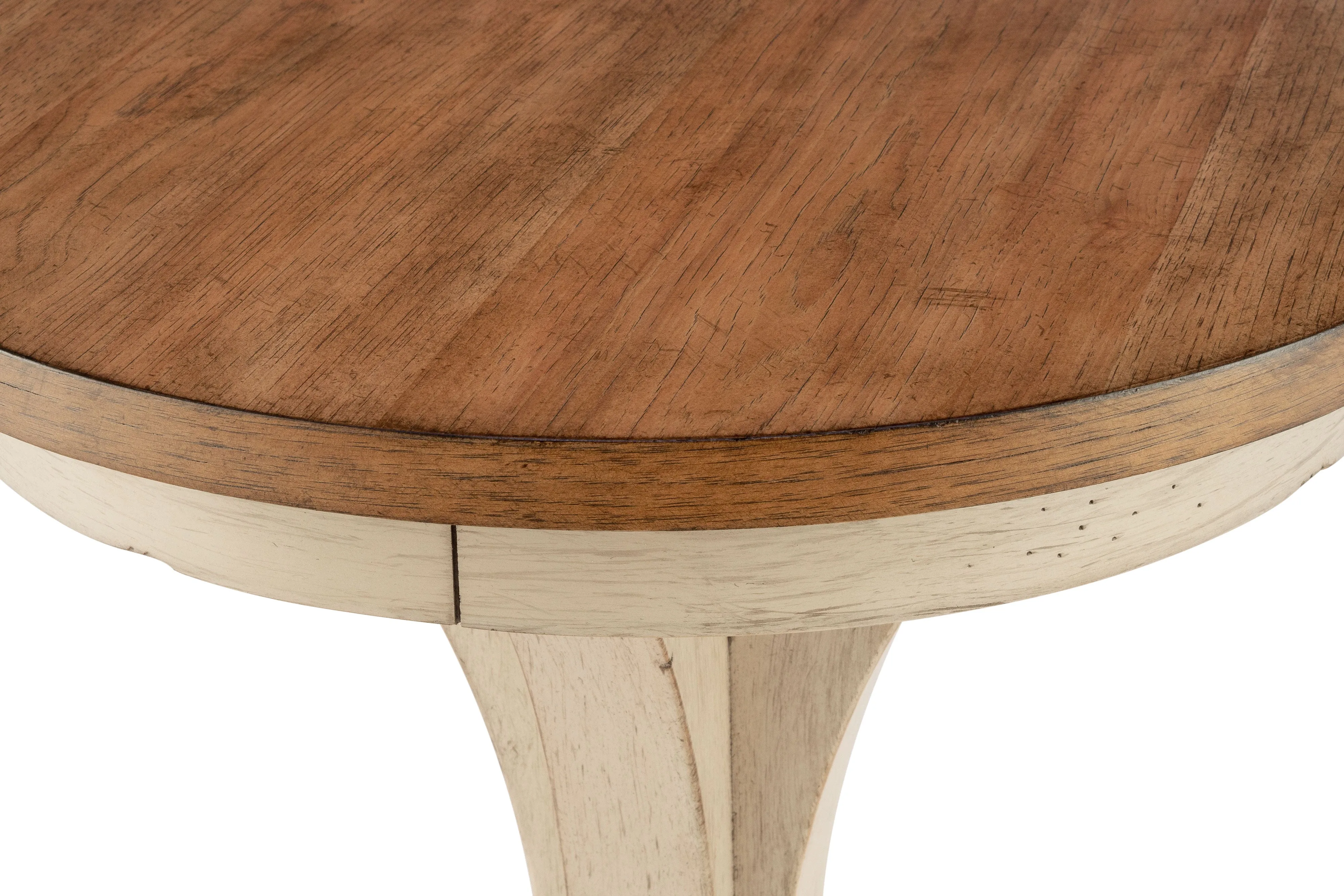 Farmhouse Reimagined Round Chairside Table