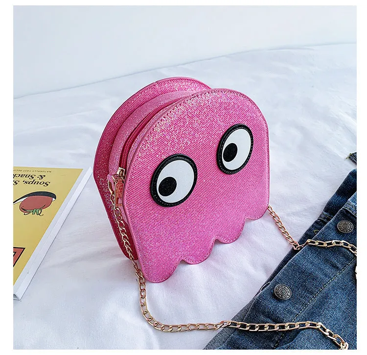 Glittery Ghost Purse - Pink or Blue