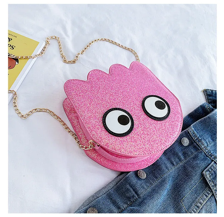 Glittery Ghost Purse - Pink or Blue