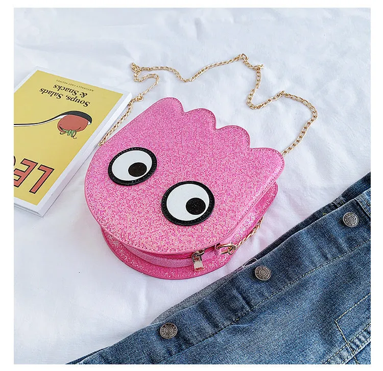 Glittery Ghost Purse - Pink or Blue