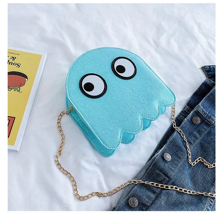 Glittery Ghost Purse - Pink or Blue