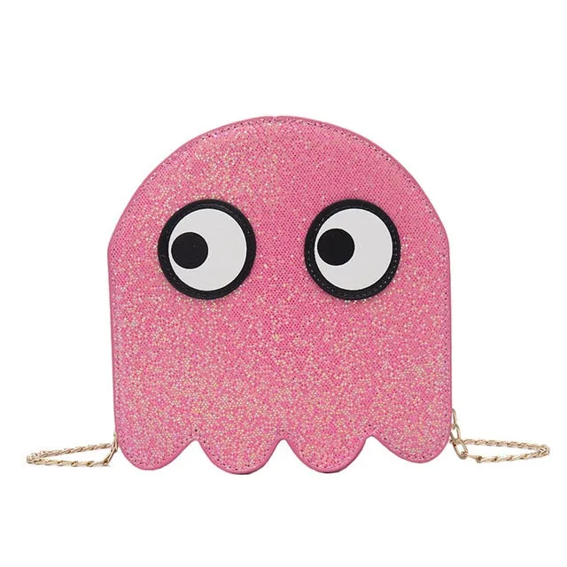 Glittery Ghost Purse - Pink or Blue