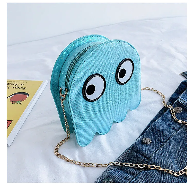 Glittery Ghost Purse - Pink or Blue