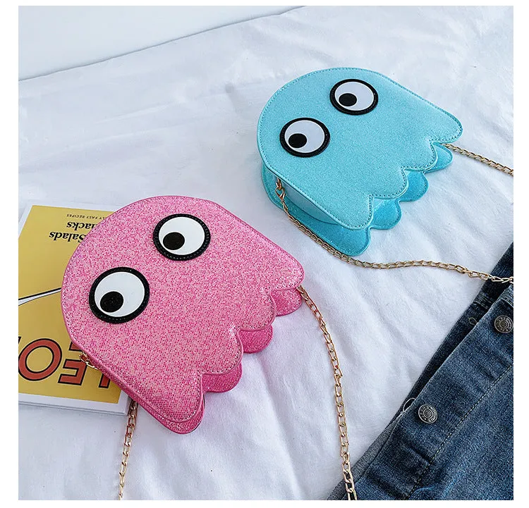 Glittery Ghost Purse - Pink or Blue