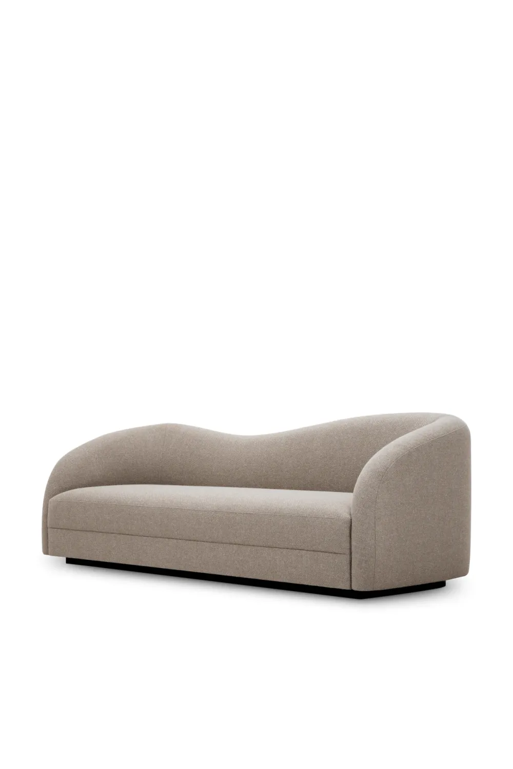 Greige Curved Sofa | Eichholtz Divisadero