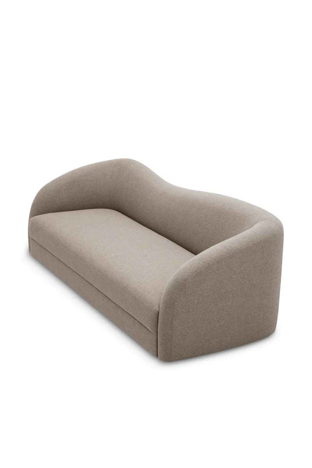 Greige Curved Sofa | Eichholtz Divisadero