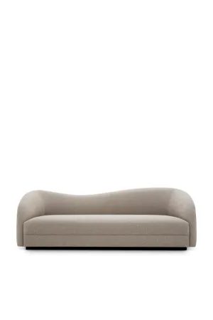 Greige Curved Sofa | Eichholtz Divisadero