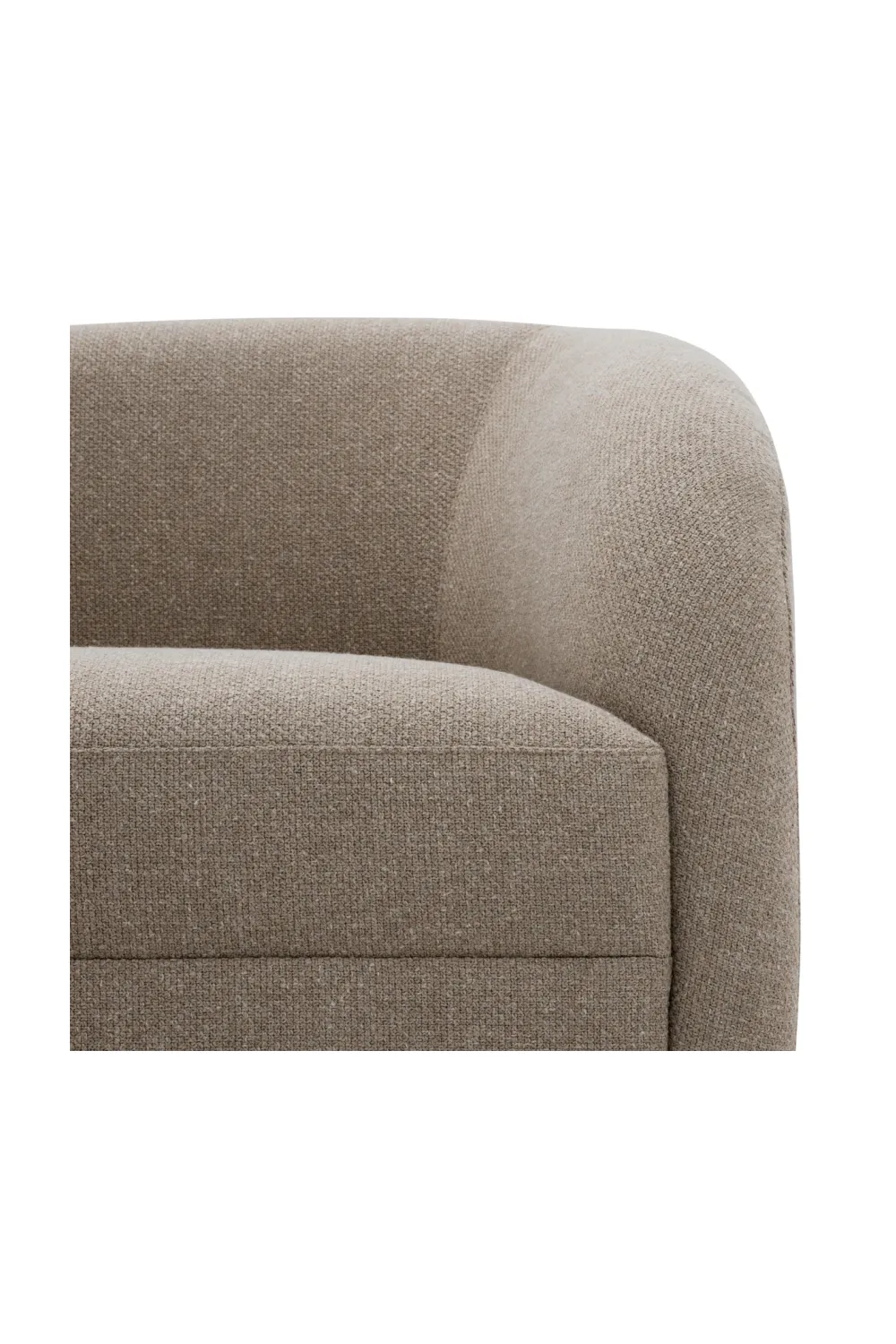 Greige Curved Sofa | Eichholtz Divisadero