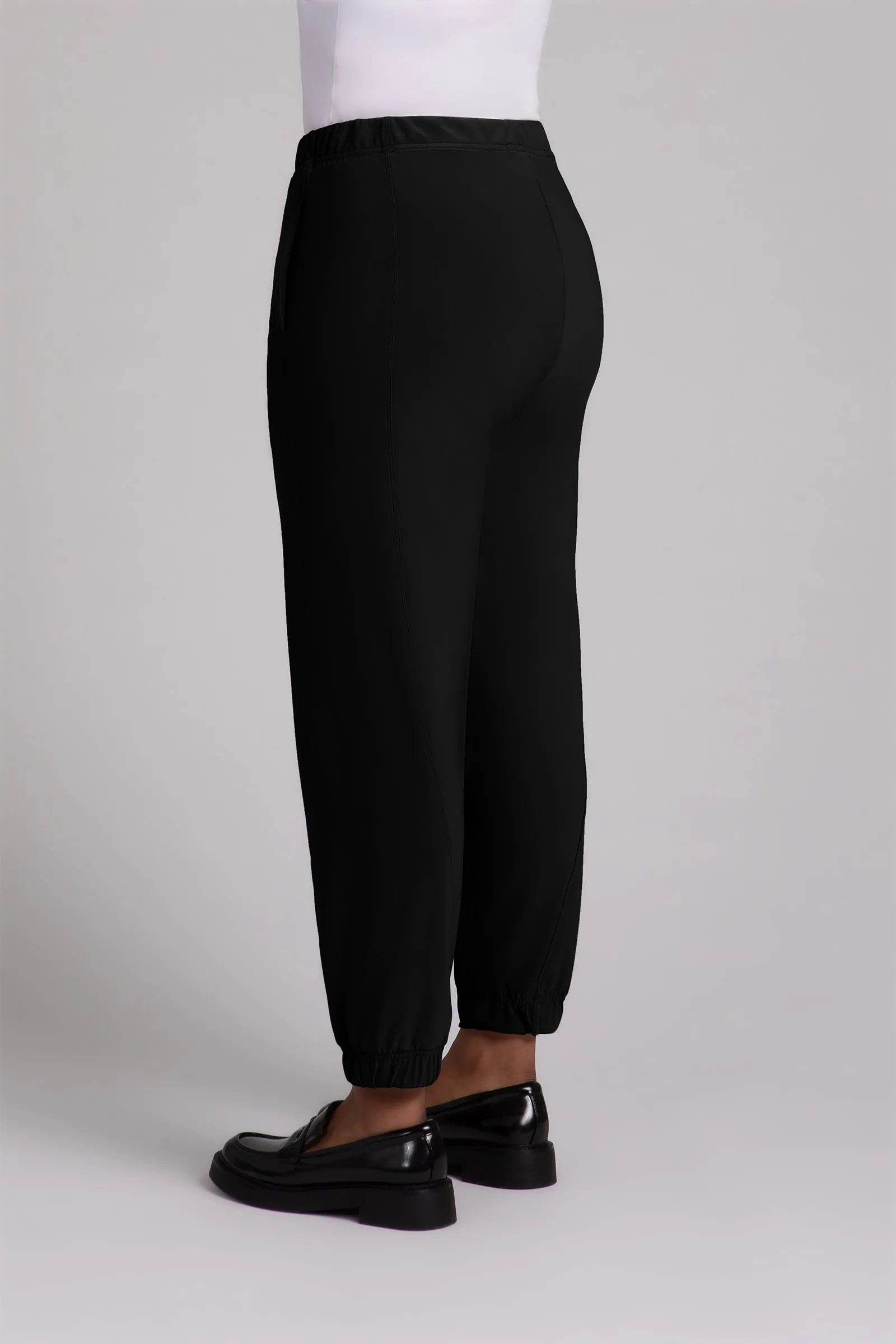 Half Cuff Jogger Pant | Black